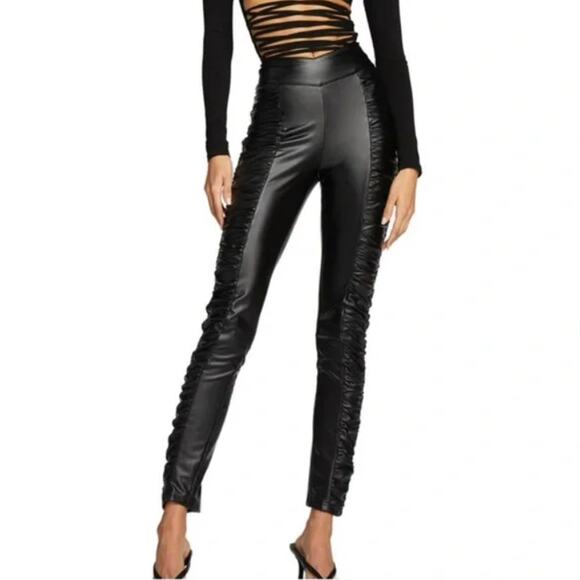 I.AM.GIA Temperance Vegan Leather Pant in Black, Size Small - Picture 2 of 9